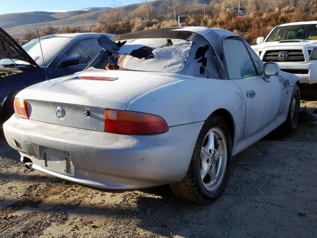 4USCH732XVLE04342 - 1997 BMW Z3 1.9 SILVER photo 4