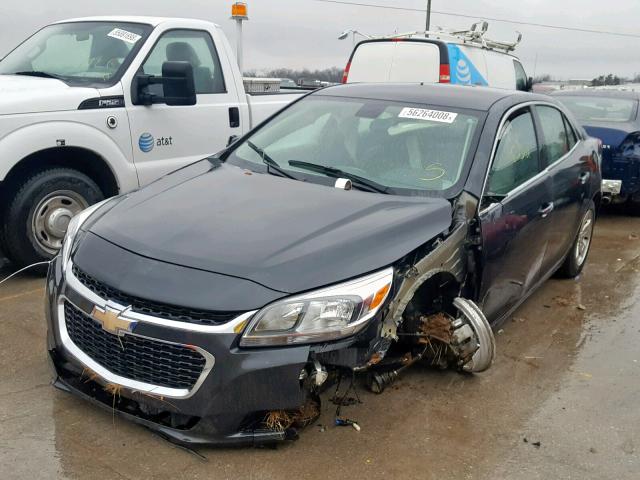 1G11B5SL5FF255163 - 2015 CHEVROLET MALIBU LS ნაცრისფერი ფოტო 2