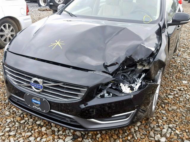 YV140MFK0F1347102 - 2015 VOLVO S60 PREMIE BLACK photo 9