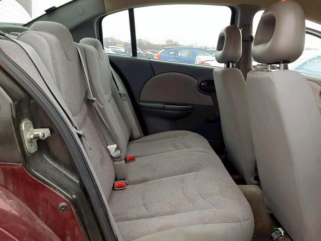 1G8AG52F83Z164587 - 2003 SATURN ION LEVEL MAROON photo 6