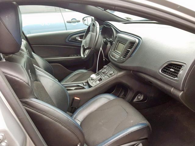 1C3CCCBB5FN534034 - 2015 CHRYSLER 200 S GRAY photo 5