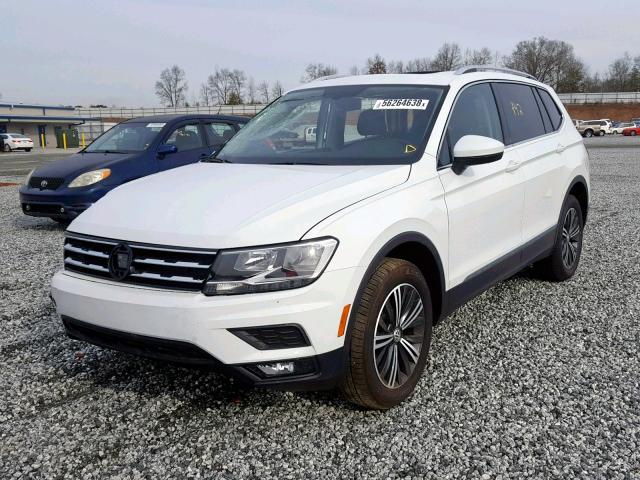 3VV2B7AX7JM109501 - 2018 VOLKSWAGEN TIGUAN SE WHITE photo 2