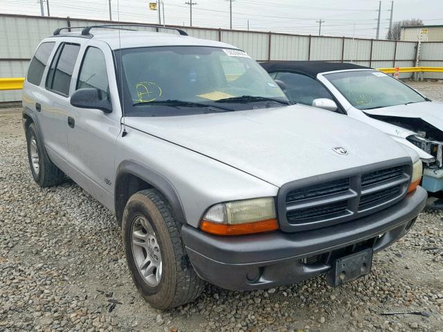 1B4HR38N82F191514 - 2002 DODGE DURANGO SP SILVER photo 1