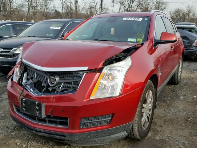 3GYFNDEYXAS600207 - 2010 CADILLAC SRX LUXURY RED photo 2