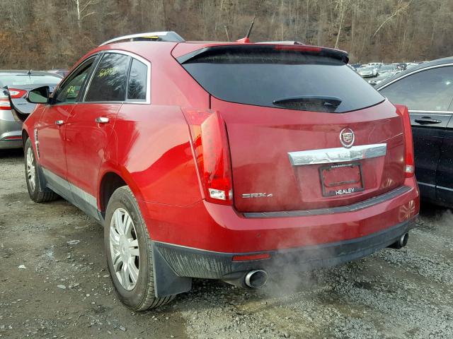 3GYFNDEYXAS600207 - 2010 CADILLAC SRX LUXURY RED photo 3