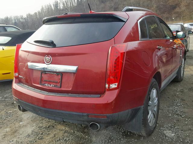 3GYFNDEYXAS600207 - 2010 CADILLAC SRX LUXURY RED photo 4