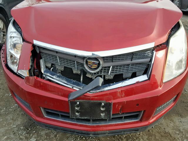 3GYFNDEYXAS600207 - 2010 CADILLAC SRX LUXURY RED photo 7