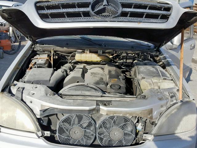 4JGAB54E5YA220690 - 2000 MERCEDES-BENZ ML 320 SILVER photo 7