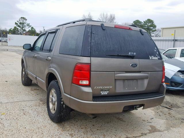 1FMZU75E22UA67523 - 2002 FORD EXPLORER L TAN photo 3