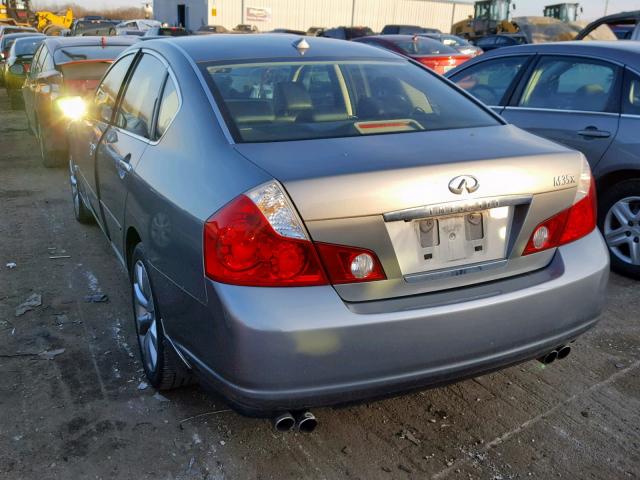 JNKAY01F26M258973 - 2006 INFINITI M35 BASE GRAY photo 3