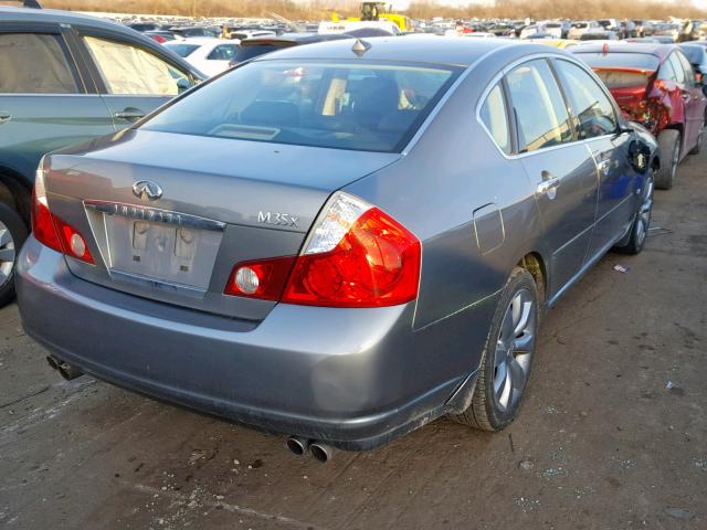 JNKAY01F26M258973 - 2006 INFINITI M35 BASE GRAY photo 4