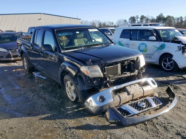 1N6AD09UX7C405514 - 2007 NISSAN FRONTIER C BLACK photo 1