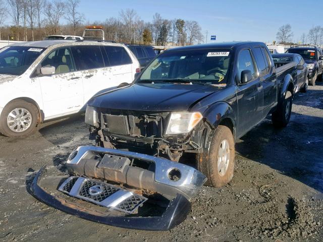 1N6AD09UX7C405514 - 2007 NISSAN FRONTIER C BLACK photo 2