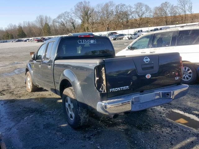 1N6AD09UX7C405514 - 2007 NISSAN FRONTIER C BLACK photo 3