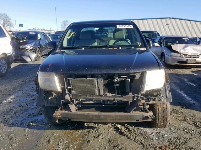 1N6AD09UX7C405514 - 2007 NISSAN FRONTIER C BLACK photo 9