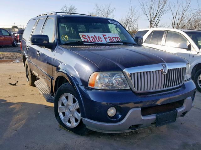 5LMFU28R14LJ11909 - 2004 LINCOLN NAVIGATOR BLUE photo 1