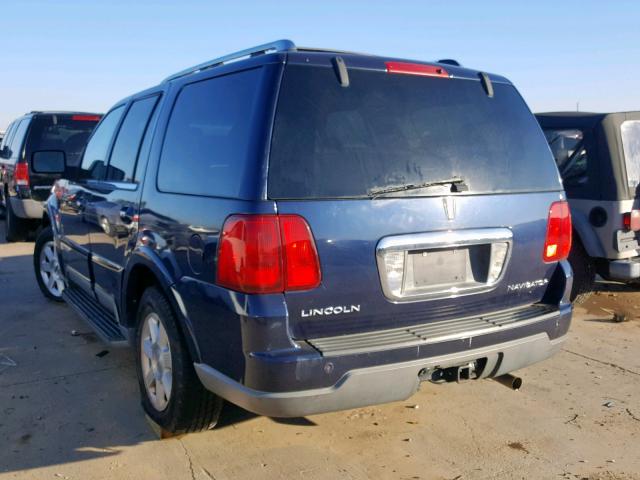 5LMFU28R14LJ11909 - 2004 LINCOLN NAVIGATOR BLUE photo 3