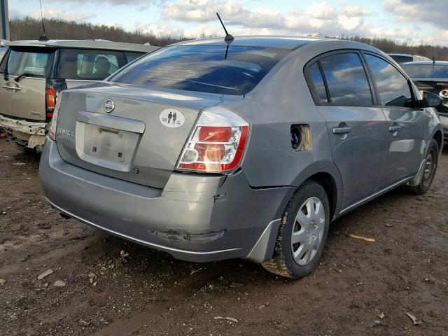 3N1AB61E48L709589 - 2008 NISSAN SENTRA 2.0 GRAY photo 4