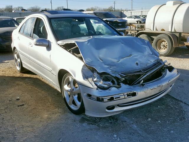 WDBRF40J04F530573 - 2004 MERCEDES-BENZ C 230K SPO GRAY photo 1