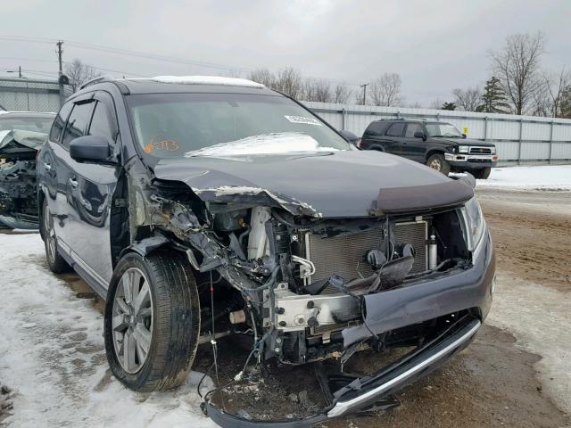 5N1AR2MN8DC602818 - 2013 NISSAN PATHFINDER GRAY photo 1