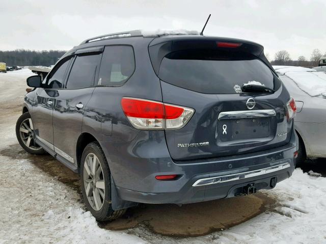 5N1AR2MN8DC602818 - 2013 NISSAN PATHFINDER GRAY photo 3