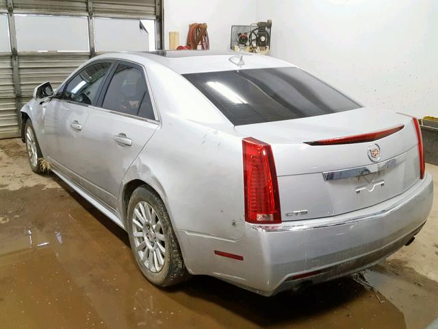 1G6DE5EG7A0137012 - 2010 CADILLAC CTS LUXURY SILVER photo 3