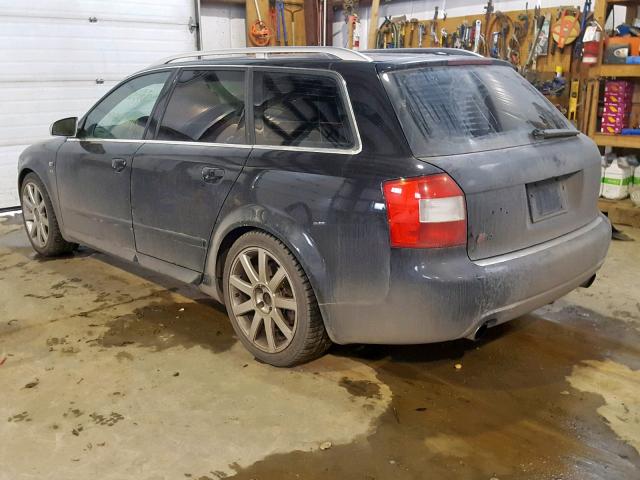 WAUXL58EX5A035355 - 2005 AUDI S4 AVANT Q BLACK photo 3