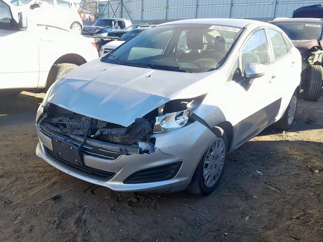 3FADP4AJ3EM163375 - 2014 FORD FIESTA S SILVER photo 2