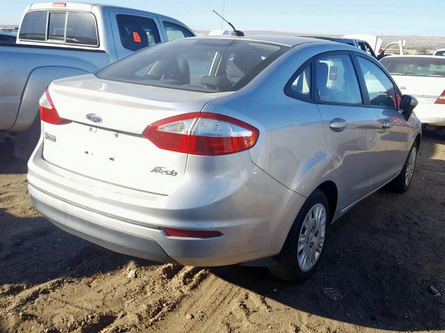 3FADP4AJ3EM163375 - 2014 FORD FIESTA S SILVER photo 4