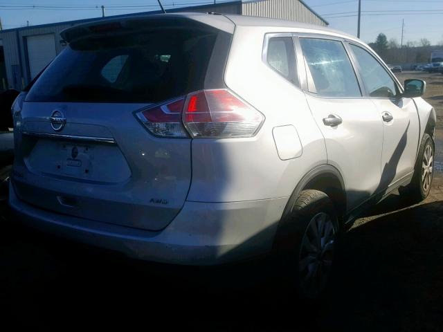 5N1AT2MV5GC763780 - 2016 NISSAN ROGUE S GRAY photo 4