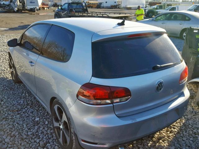 WVWMM7AJ0AW311318 - 2010 VOLKSWAGEN GOLF 银色 照片 3