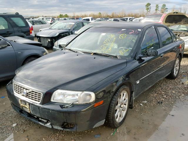 YV1TS59H541363353 - 2004 VOLVO S80 2.5T BLACK photo 2