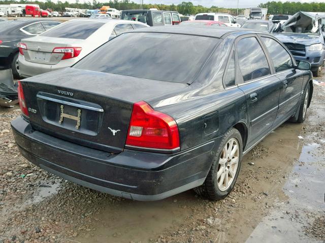 YV1TS59H541363353 - 2004 VOLVO S80 2.5T BLACK photo 4