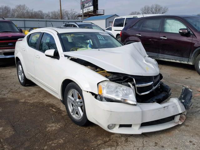 1B3CC5FD8AN166803 - 2010 DODGE AVENGER R/ WHITE photo 1