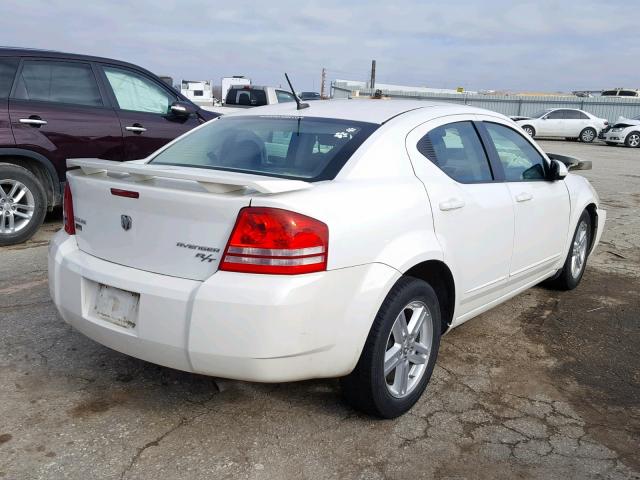 1B3CC5FD8AN166803 - 2010 DODGE AVENGER R/ WHITE photo 4