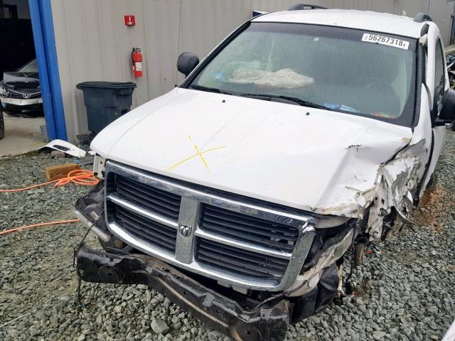 1D8HD48P47F508206 - 2007 DODGE DURANGO SL WHITE photo 2