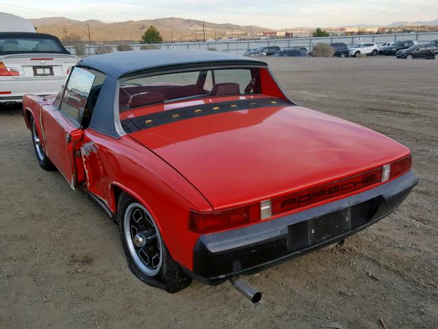 4712908089 - 1971 PORSCHE 914 RED photo 3