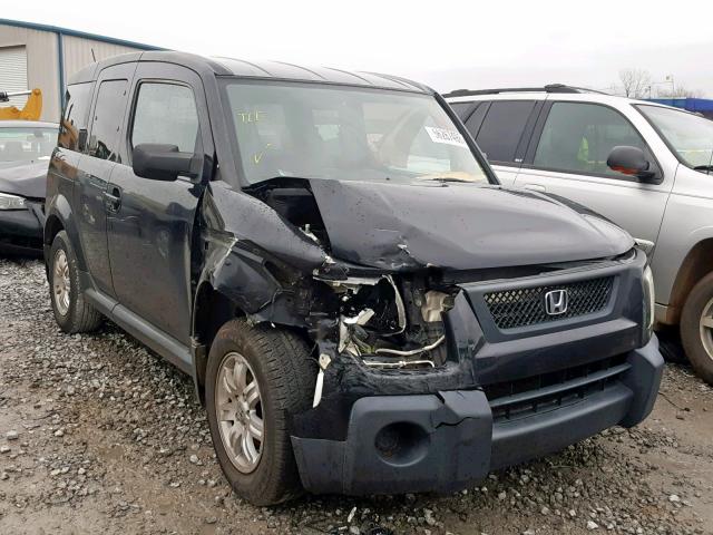 5J6YH18706L014677 - 2006 HONDA ELEMENT EX BLACK photo 1