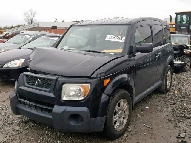 5J6YH18706L014677 - 2006 HONDA ELEMENT EX BLACK photo 2