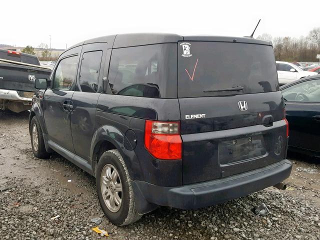 5J6YH18706L014677 - 2006 HONDA ELEMENT EX BLACK photo 3