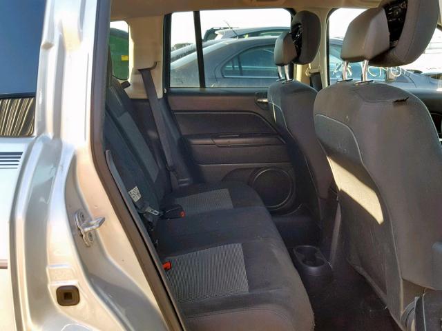 1C4NJCBB6CD523233 - 2012 JEEP COMPASS SP 银色 照片 6