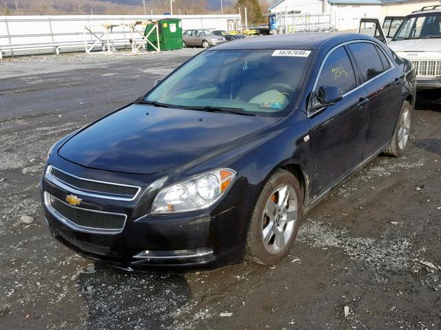 1G1ZH57B784305433 - 2008 CHEVROLET MALIBU 1LT 黑色 照片 2