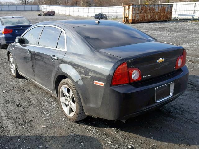 1G1ZH57B784305433 - 2008 CHEVROLET MALIBU 1LT 黑色 照片 3