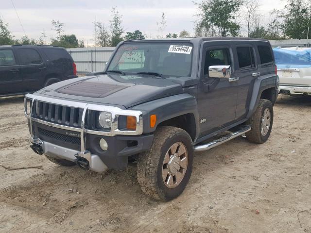 5GTEN13L388130282 - 2008 HUMMER H3 ALPHA GRAY photo 2