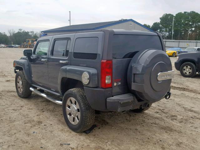 5GTEN13L388130282 - 2008 HUMMER H3 ALPHA GRAY photo 3