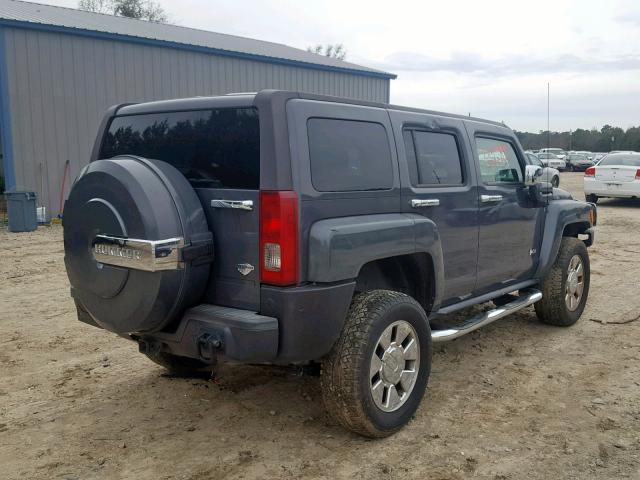 5GTEN13L388130282 - 2008 HUMMER H3 ALPHA GRAY photo 4