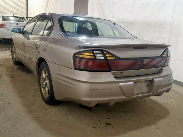 1G2HY52KX34121112 - 2003 PONTIAC BONNEVILLE TAN photo 3