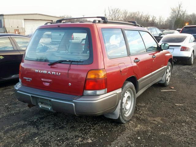 JF1SF6558XH710974 - 1999 SUBARU FORESTER S 红色 照片 4