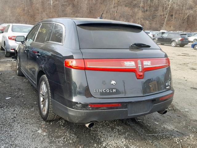 2LMHJ5AT1DBL54216 - 2013 LINCOLN MKT BLACK photo 3