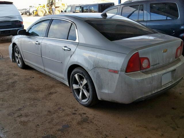 1G1ZC5EU4CF364908 - 2012 CHEVROLET MALIBU 1LT SILVER photo 3